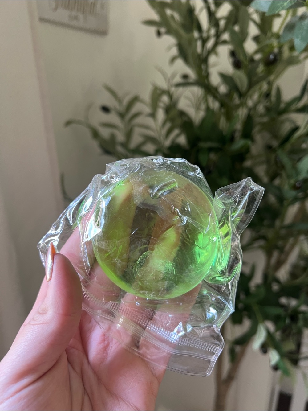 Crystal Apple Squishy Toy
